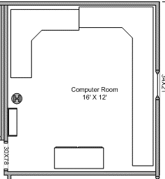 Computer Room Basement