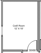 Craft Room Basement